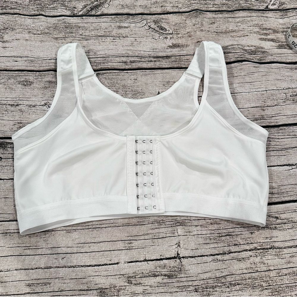 Amazon White Post Surgical Support Bra; Fully Adjustable; Size 2X